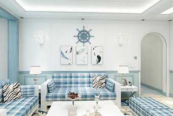 珠海地中海风格-客厅
