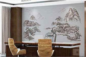 珠海森佰汇航空纤维墙咔（山水之间）