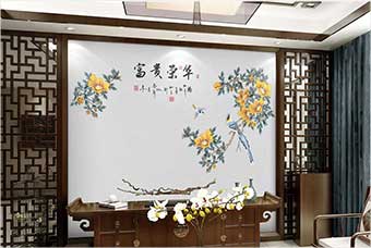 珠海森佰汇航空纤维墙咔（富贵荣华）