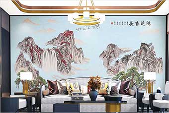 珠海森佰汇航空纤维墙咔（鸿运当头）